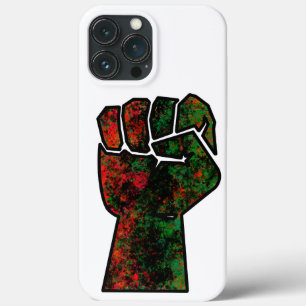 zwarte trots rood groen vuist pan Afrikaanse vlag  Case-Mate iPhone Case