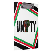 zwarte trots rood groen vuist pan Afrikaanse vlag  Klembord (Rechts)