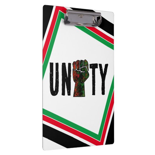 zwarte trots rood groen vuist pan Afrikaanse vlag Klembord (Rechts)