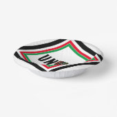 zwarte trots rood groen vuist pan Afrikaanse vlag Papieren Kommen (Gebogen)