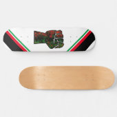 zwarte trots rood groen vuist pan Afrikaanse vlag  Persoonlijk Skateboard (Horizontaal)