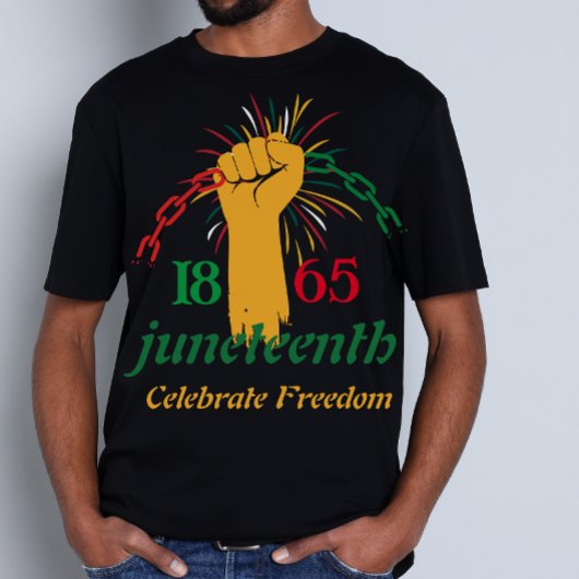Zwarte trots vrijheid Juneteenth  T-shirt