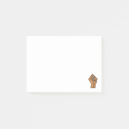 zwarte trots vuist eenheid geschiedenis eenheid Af Post-it® Notes (Voorkant)