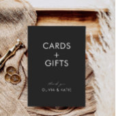 Zwarte Trouwkaarten en Gifts Teken, Kaart