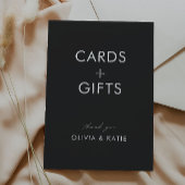 Zwarte Trouwkaarten en Gifts Teken, Kaart