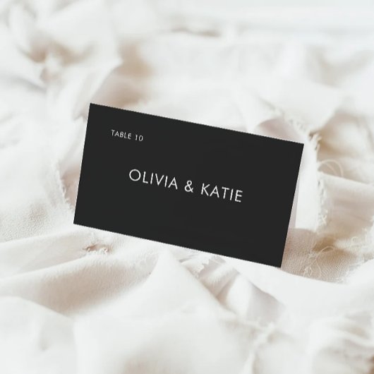 Zwarte Trouwplaats Kaarten Sjabloon