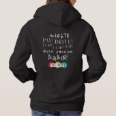 Zwarte trui voor dames hoodie (Achterkant)