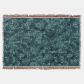 Zwarte turkooismarmer deken (Voorkant)