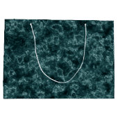 Zwarte turkooismarmer large cadeautasje (Achterkant)