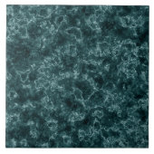 Zwarte turkooismarmer tegeltje (Voorkant)