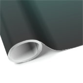 Zwarte Turquoise Ombre Cadeaupapier (Rol Hoek)