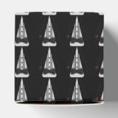 Zwarte Tuxedo met Bow-Stropdas Bedankdoosjes (Bovenkant)