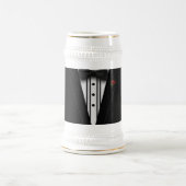 Zwarte Tuxedo met Bow-Stropdas Bierpul (Center)