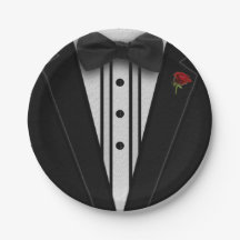 Zwarte Tuxedo met Bow-Stropdas