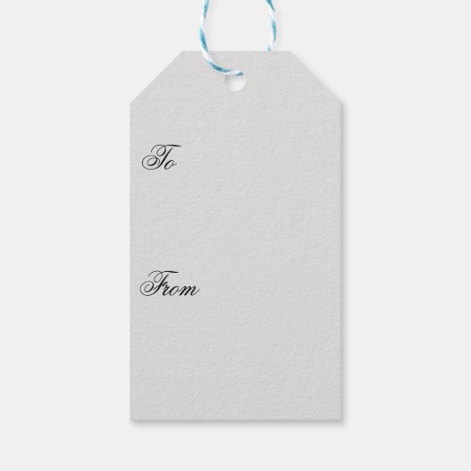 Zwarte Tuxedo met Rode Roos Cadeaulabel (Achterkant)