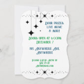 Zwarte Twinkles Kaart (Achterkant)