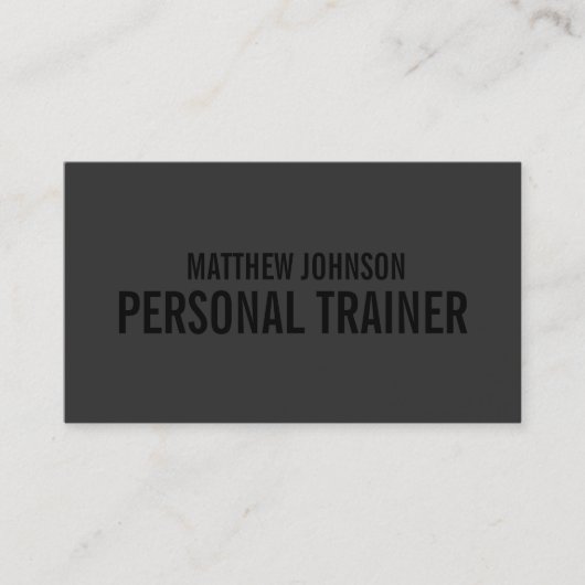 Zwarte uit Trainer | Visitekaartjes (Voorkant)
