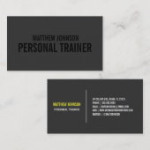 Zwarte uit Trainer | Visitekaartjes (Voorkant / Achterkant)