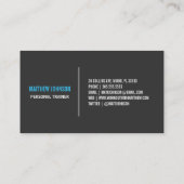 Zwarte uit Trainer | Visitekaartjes (Achterkant)