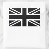 Zwarte-Unievlag Britse vlag (UK) Rechthoekige Sticker (Tas)