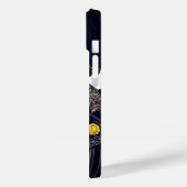 ZWARTE URBANE SCHOONHEID ROCK ROLL LEREN JAS REBEL Case-Mate iPhone CASE (Achterkant / Links)