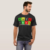 Zwarte Vader Element Vaderdag Trots Zwart T-shirt (Voorkant volledig)