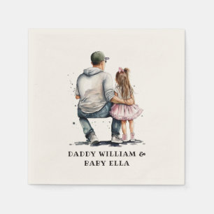 Zwarte vader en dochter Bond (12) Servet