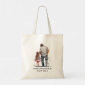 Zwarte vader en dochter Bond (14) Tote Bag (Achterkant)