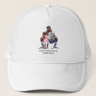 Zwarte vader en dochter Bond (2) Trucker Pet
