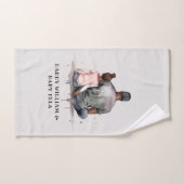 Zwarte vader en dochter Bond (4) Bad Handdoek (Handdoek)