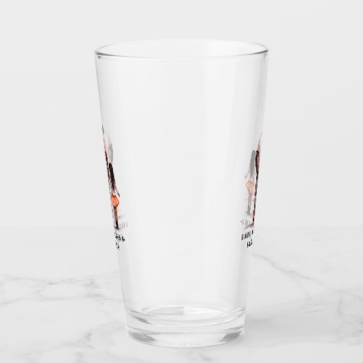 Zwarte vader en dochter Bond (5) Glas (Rechts)