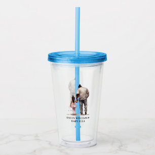 Zwarte vader en dochter Bond (6) Acryl Drinkbeker