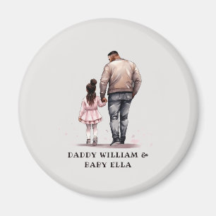 Zwarte vader en dochter Bond (7) Magneet