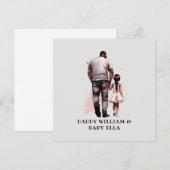 Zwarte vader en dochter Bond (8) (Voorkant / Achterkant)