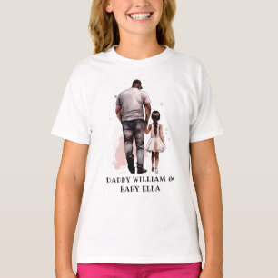 Zwarte vader en dochter Bond (8) T-shirt