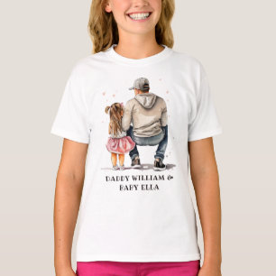 Zwarte vader en dochter Bond (9) T-shirt