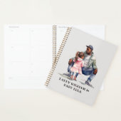 Zwarte vader en dochter Bond Planner (Display)