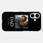 Zwarte Vader Opgerichte Script Foto Case-Mate iPhone Case (Achterkant (horizontaal))