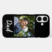 Zwarte Vader Opgerichte Script Foto Case-Mate iPhone Case (Achterkant (horizontaal))