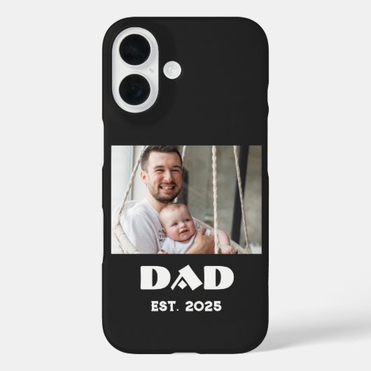 Zwarte Vader Vastberaden Krachtig Foto Case-Mate iPhone Case (Achterkant)