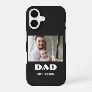 Zwarte Vader Vastberaden Krachtig Foto iPhone 16 Hoesje