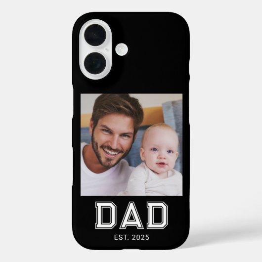 Zwarte Vader Vestigde Krachtige Foto Case-Mate iPhone Case (Achterkant)