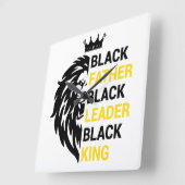 Zwarte vader Zwarte koning Vierkante Klok (Hoek)