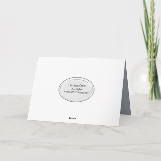  zwarte Vaderdag Kaart (Achterkant)