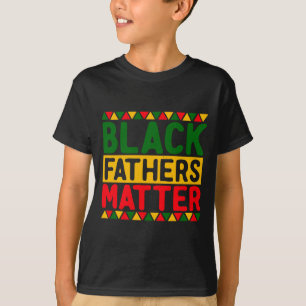 Zwarte vaders zwarte trots zwarte geschiedenis maa t-shirt