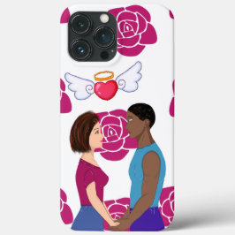 Zwarte Valentijnsdag voor iPhone / iPad hoesje