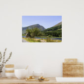 Zwarte vallei afdrukken poster (Keuken)