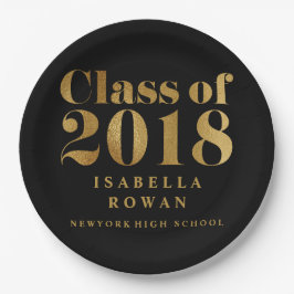 Zwarte van de de partijKLASSE 2018 van de Papieren Bordje