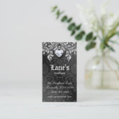 Zwarte van het Damast van het Visitekaartje van (Staand voorkant)