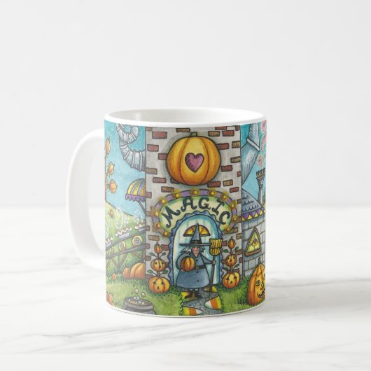 ZWARTE VANGST, WITCH PUMPKIN PIE FACTORY CLASSIC M KOFFIEMOK (Voorkant links)